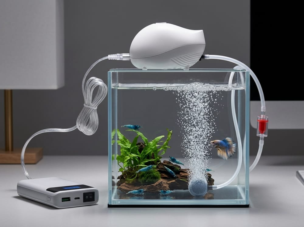 Pilihan Pam Udara Mini Udang di Malaysia Secara Tepat: aquarium guide image 1