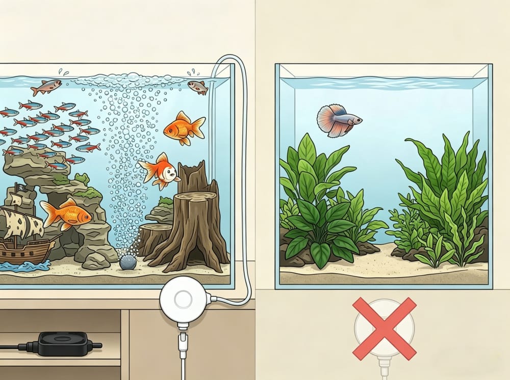 Bilakah Pam Udara Akuarium Diperlukan di Malaysia?: aquarium guide image 1
