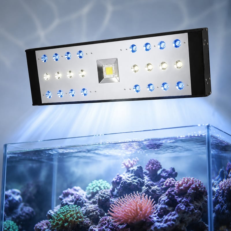 Imej kelebihan Lampu LED Akuarium WK005 model WK005 untuk pengedar peralatan akuarium dan pasukan perolehan