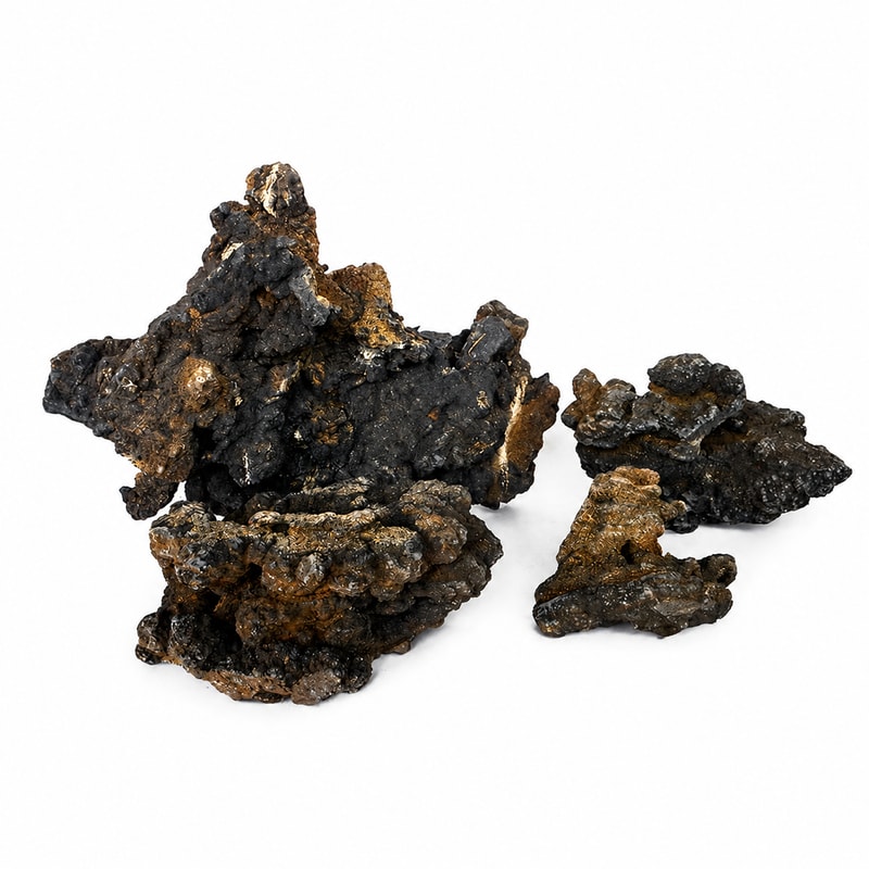 Imej terperinci 5 model Hiasan Aquascaping Batu Kristal Aquascaping WK016 untuk pembeli borong dan OEM hiasan Aquascaping akuarium