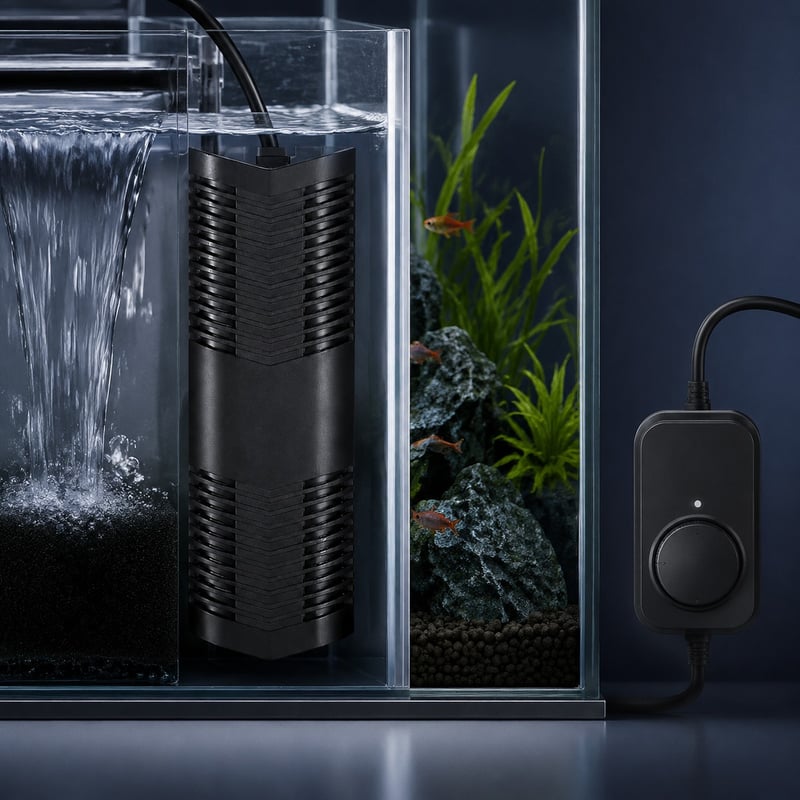 Imej terperinci 2 WK029 Digital Aquarium Heater model WK029 untuk pembeli borong dan OEM peralatan akuarium