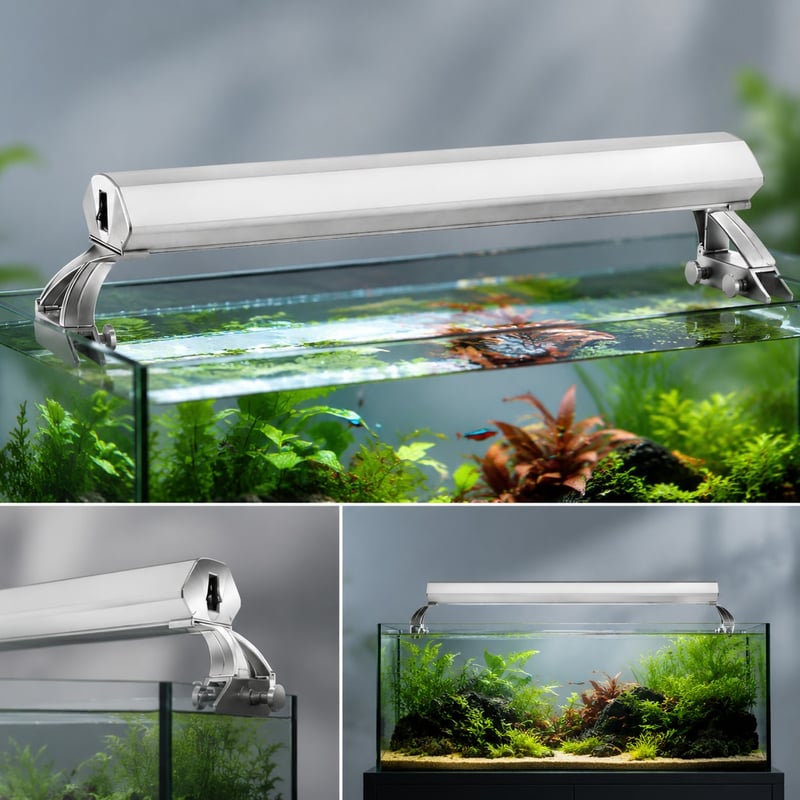 Imej terperinci 4 Lampu LED Akuarium model WK057 untuk pemborong peralatan akuarium dan pembeli OEM
