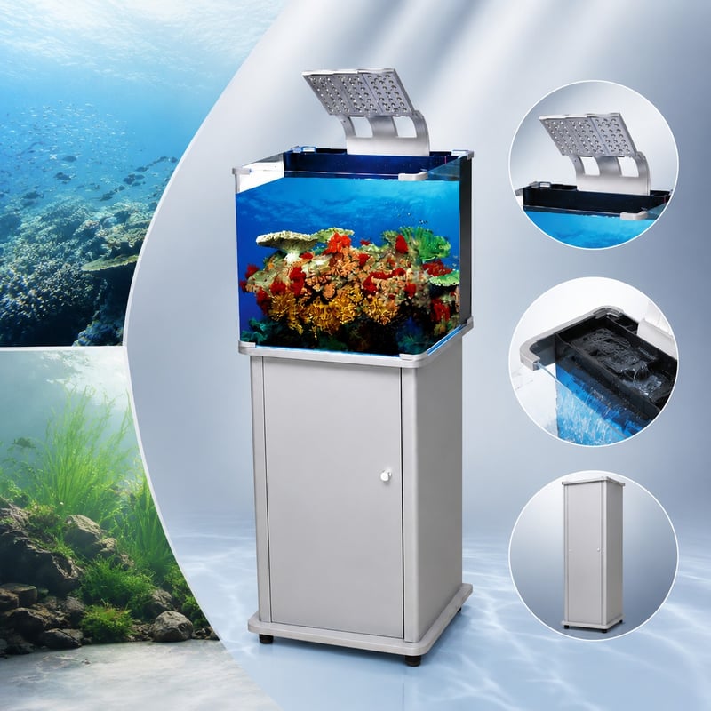 Tangki Ikan Akuarium Kaca Hadapan Melengkung WK079 model WK079 imej kelebihan untuk pengedar dan pasukan perolehan tangki akuarium