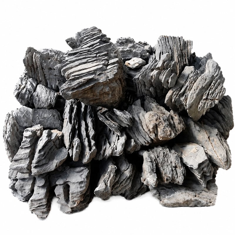 Imej terperinci Batu Biru Berlapis WK096 model WK096 3 untuk pembeli borong dan OEM hiasan Aquascaping akuarium