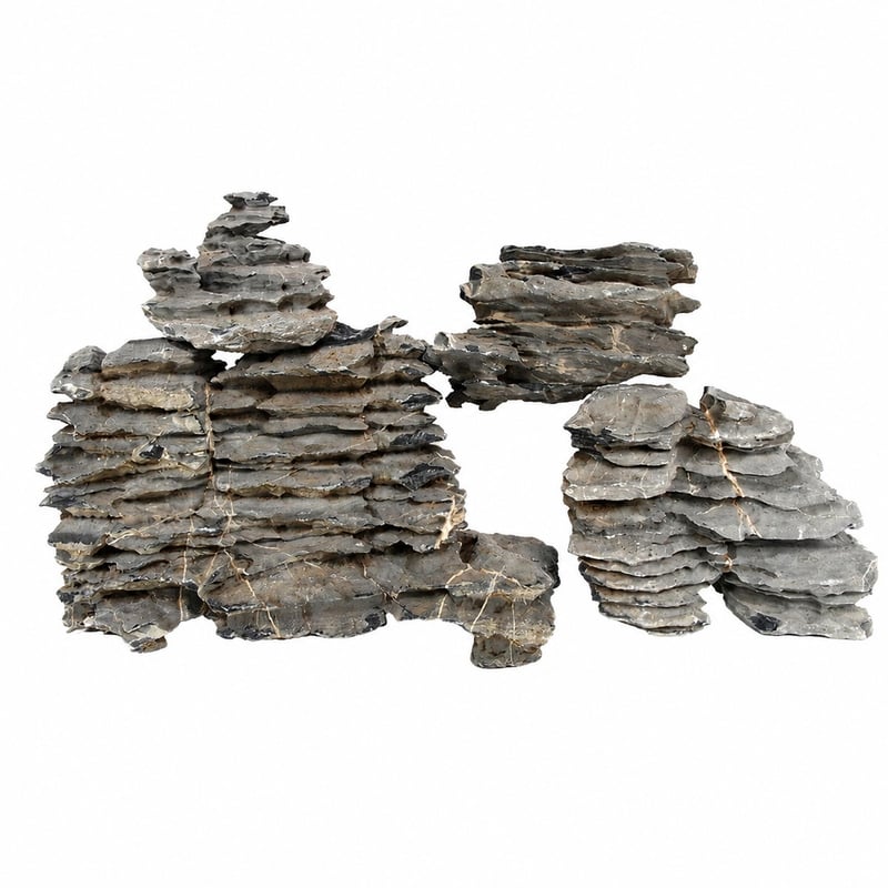 Imej terperinci Batu Biru Berlapis WK096 model WK096 7 untuk pembeli borong dan OEM hiasan Aquascaping akuarium