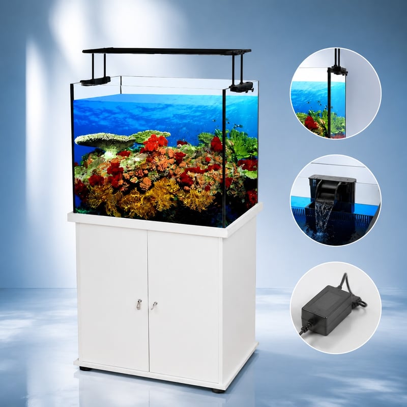 Set Tangki Akuarium WK102 dengan Lampu LED Klip Ultra Nipis imej kelebihan model WK102 untuk pengedar tangki akuarium dan pasukan sumber