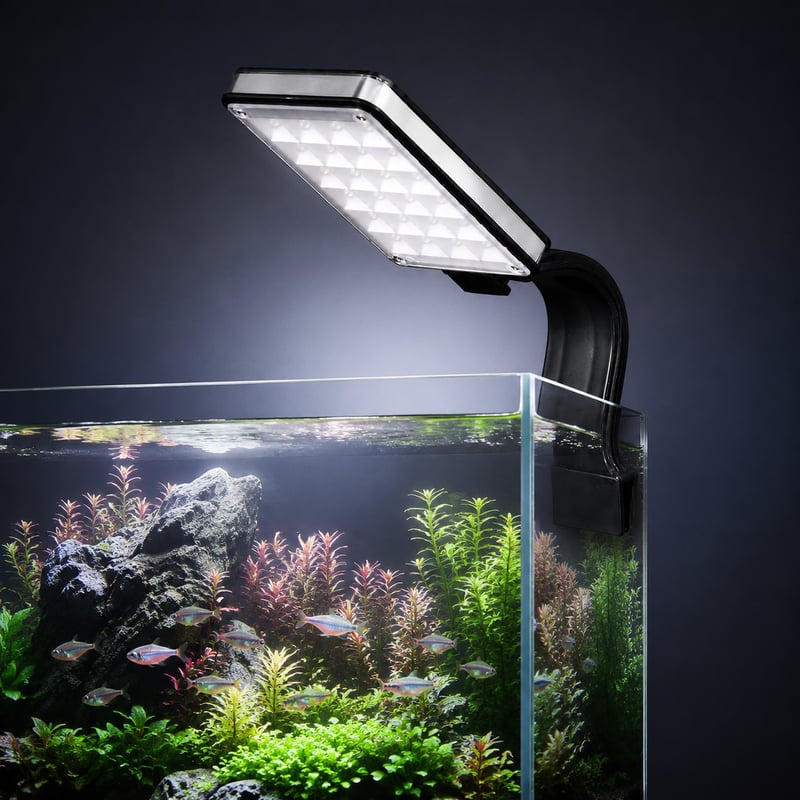 Imej terperinci 2 Lampu LED Akuarium WK104 model WK104 untuk pembeli pemborongan peralatan akuarium dan OEM