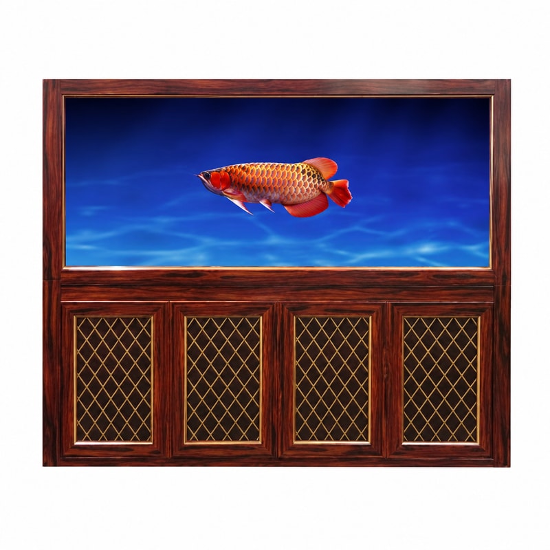 WK106 Tangki Akuarium Arowana Corak Kayu untuk pemborongan, OEM dan bekalan pengedar tangki akuarium