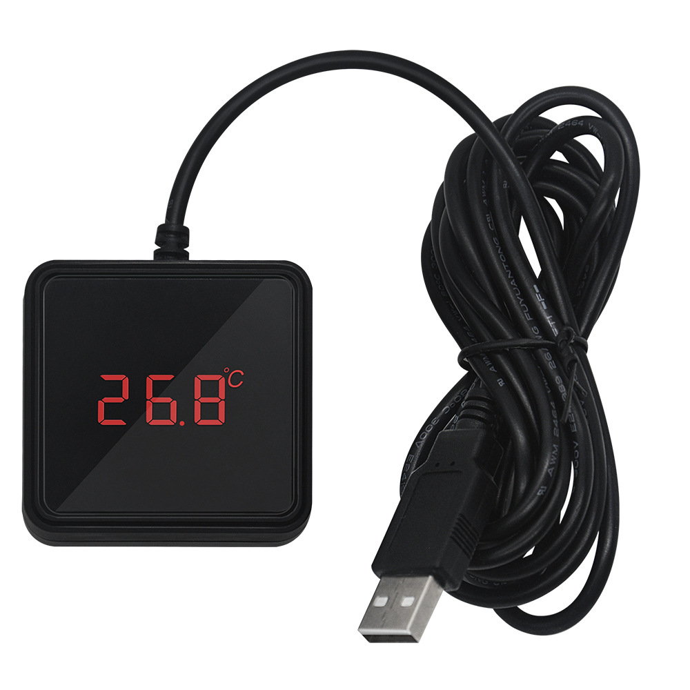 Imej terperinci 10 model Termometer Akuarium Digital USB WK108 untuk pembeli borong dan OEM peralatan akuarium