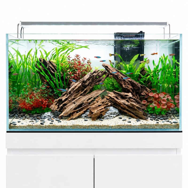 Imej terperinci 5 WK109 Natural Driftwood for Aquariums model WK109 untuk pembeli borong dan OEM hiasan Aquascaping akuarium