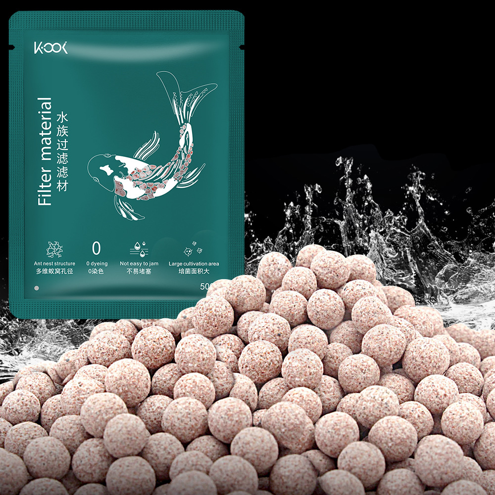 Imej terperinci 8 model WK115 Quartz Bio Media Balls untuk pembeli sokongan Penapisan akuarium secara borong dan OEM