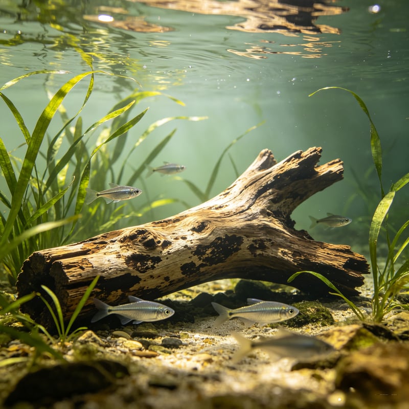 Pembentangan hiasan kayu hanyut akuarium WKAQOO untuk perolehan borong aquascaping bagi pembeli borong akuarium, OEM dan pengedar